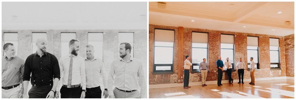 Logan and his groomsmen captured candidly at City View