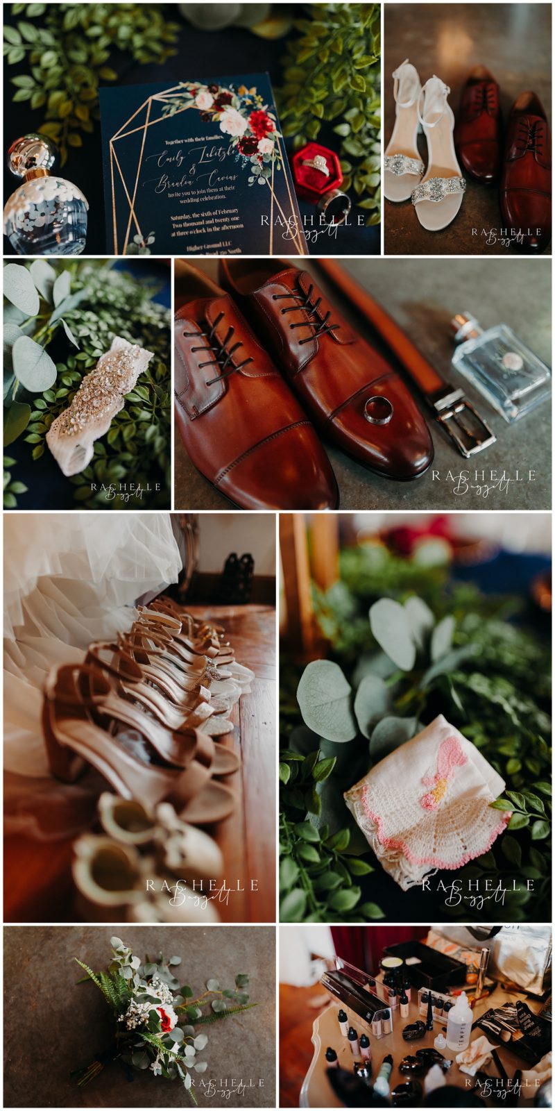 wedding shoes, wedding garter, detail photos