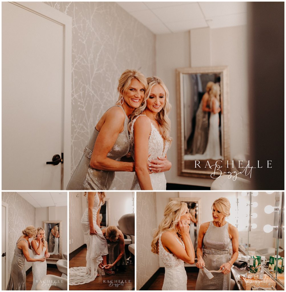 mother daughter moments getting ready