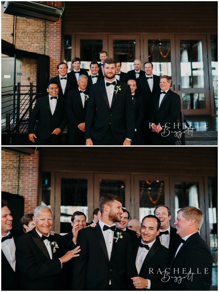 groom with his guys
